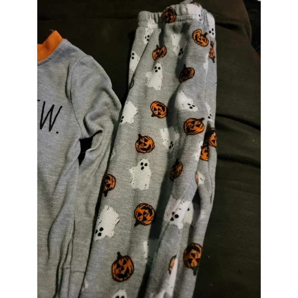 Rae Dunn Halloween boo crew pajamas size 2t
